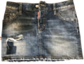 Denim mini skirt