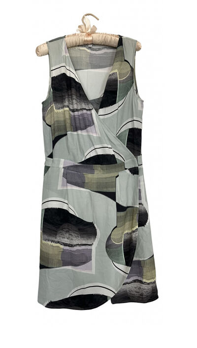 Viscose wrap dress