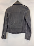 Leather biker jacket