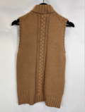 Long knitted vest