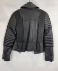 Leather biker jacket