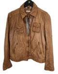 Aviator leather jacket