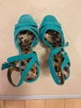 Suede Platform Sandals