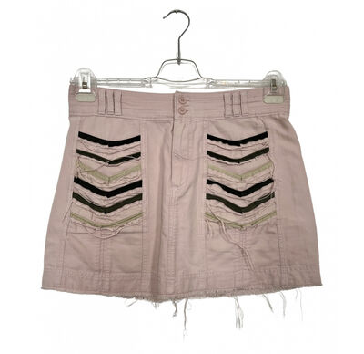 Cotton mini skirt