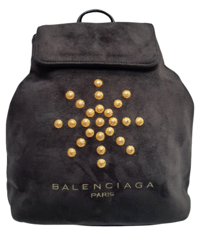 Suede backpack