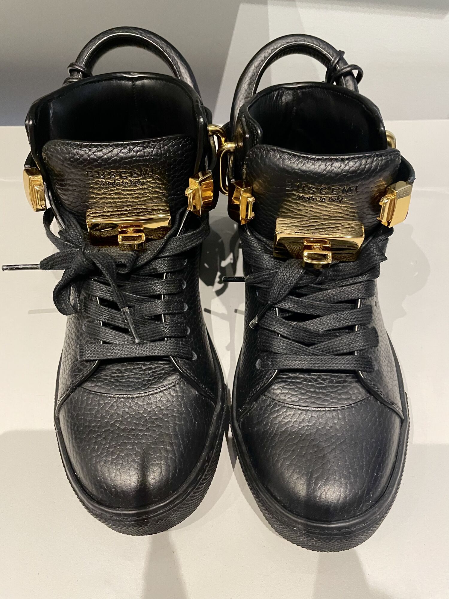 Leather sneakers Buscemi FR 36 buy pre owned at 470 EUR
