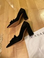 Suede Bow Shoes
