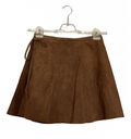 Suede Mini Skirt