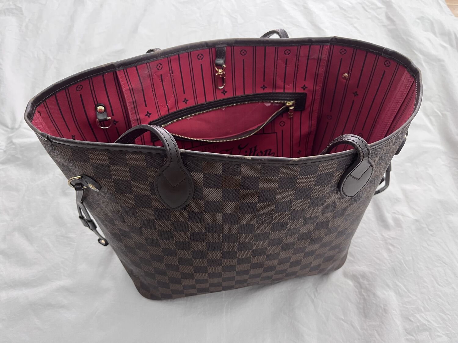 Neverfull MM Damier Ebene - Women - Handbags