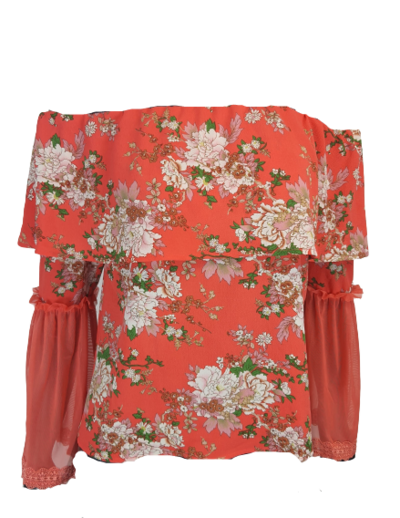 Polyester Blouse Tops