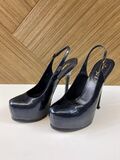 Platform slingback shoes