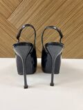Platform slingback shoes