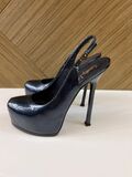 Platform slingback shoes