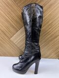 Patent Knee high Boots
