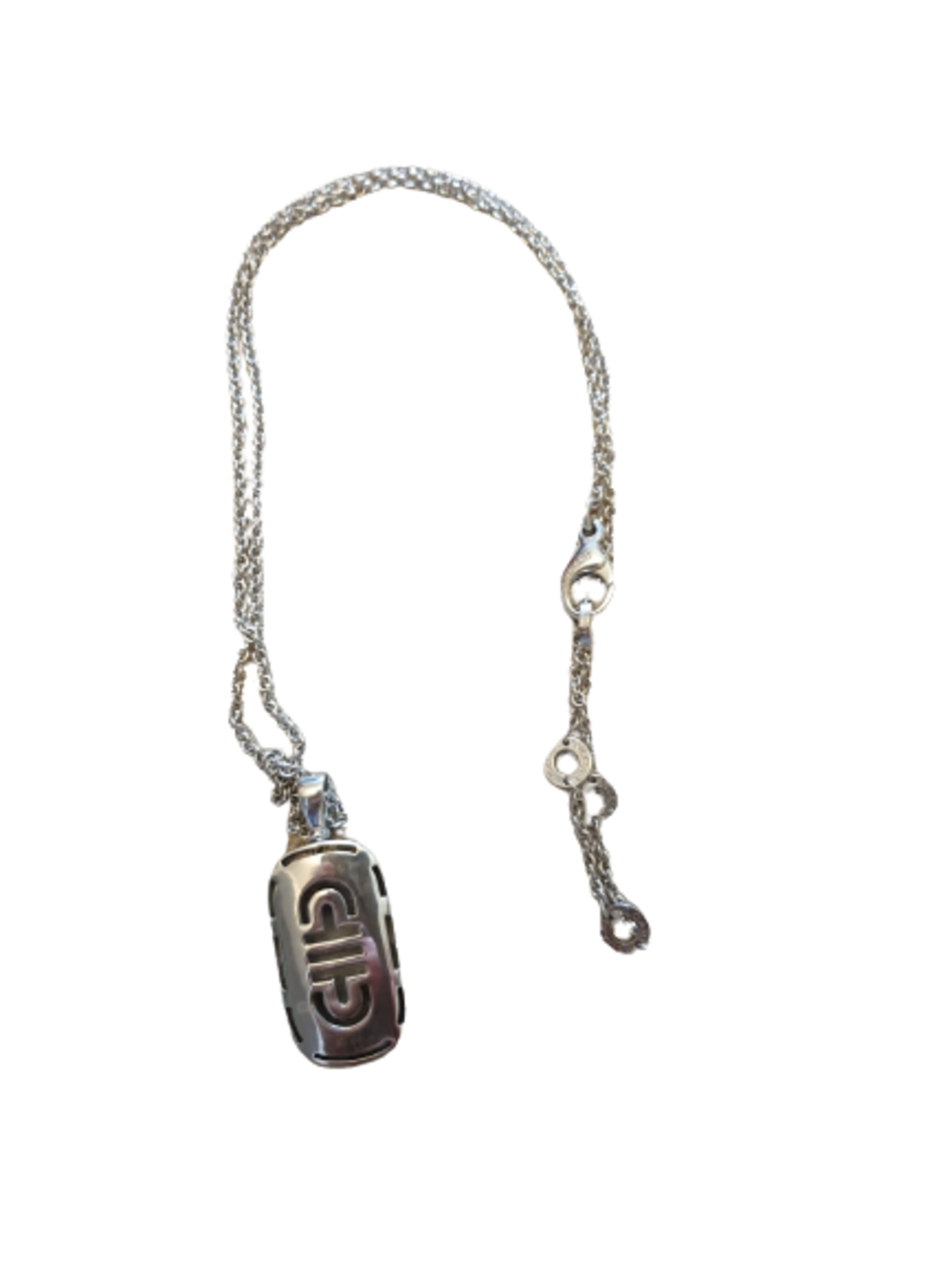 Bulgari White Gold Parentesi Necklace 