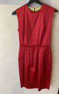 Midi red dress