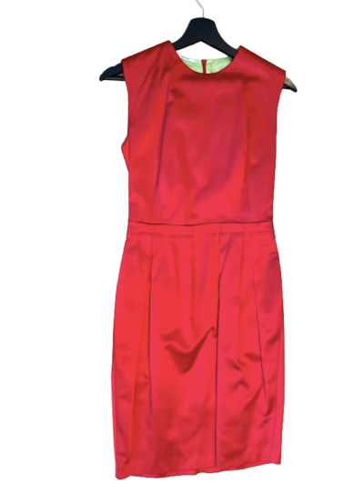 Midi red dress