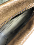 Leather tote handbag