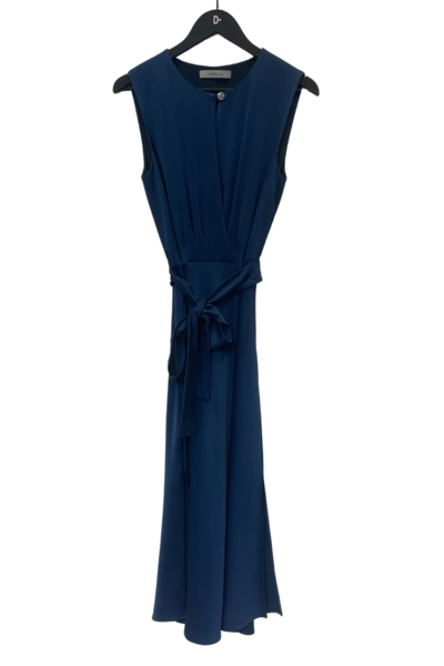 Belted midi dress