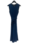 Belted midi dress