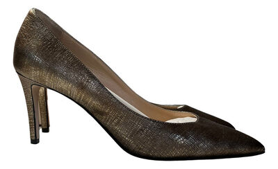 Leather High-heels Shoes