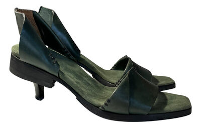 Leather Slingback Sandals