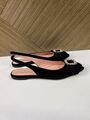 Suede Flat Sandals