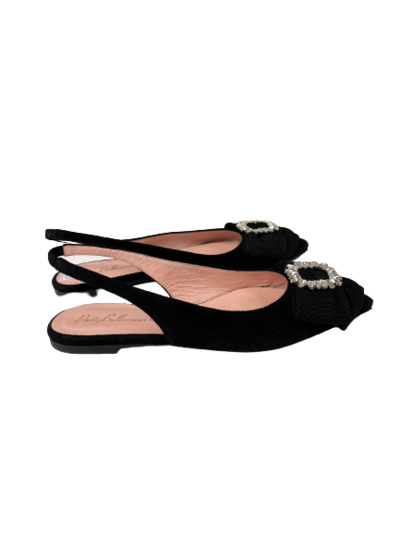 Suede Flat Sandals