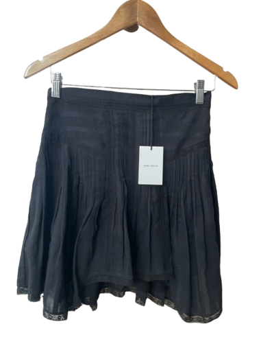 Cotton mini skirt