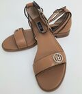 Leather Flat Sandals