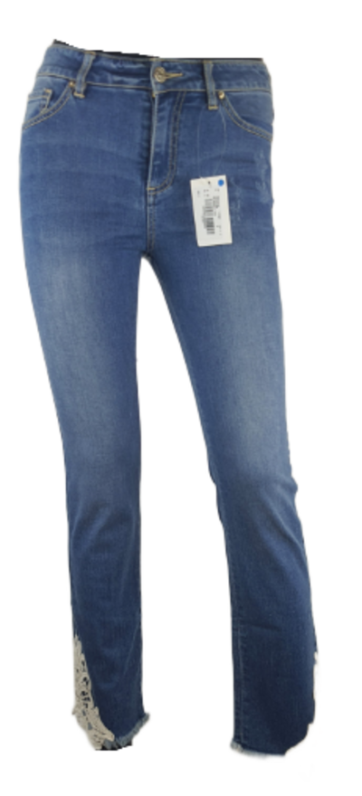 Cotton Straight Jeans