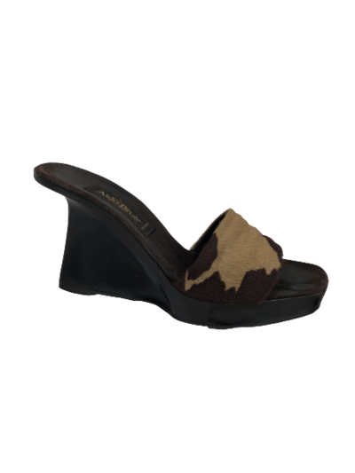Leather Wedge Sandals