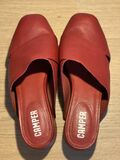 Leather Platform Mules