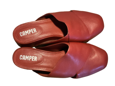 Leather Platform Mules