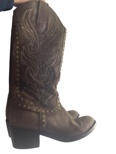 Leather Cowboy Boots