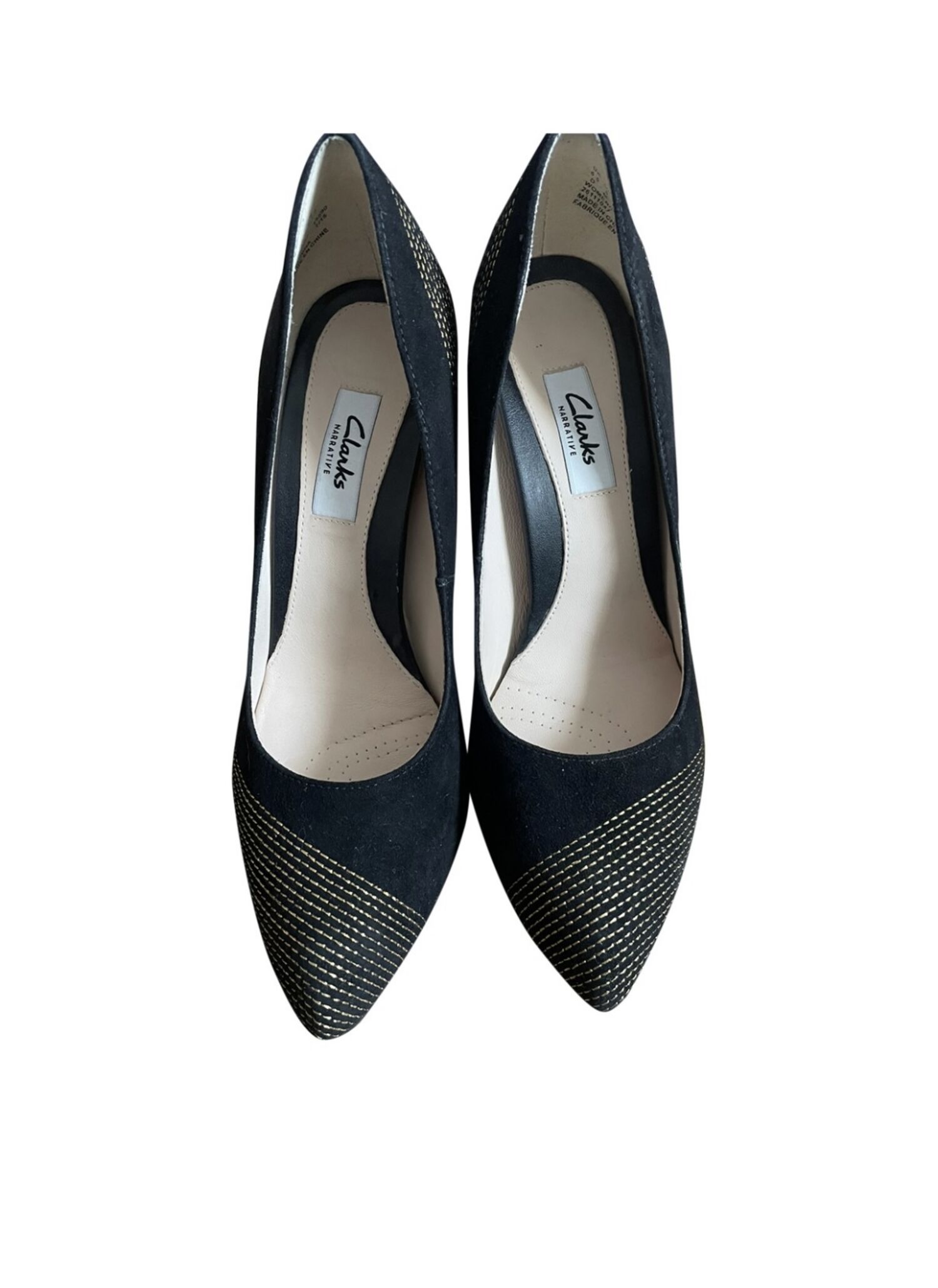 Velvet High-heels Shoes Clarks - 39, buy at 36 EUR