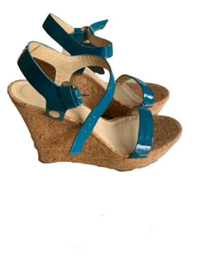 Patent Platform Sandals