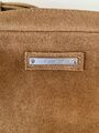 Suede cross-body handbag