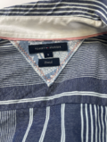 Striped blue shirt