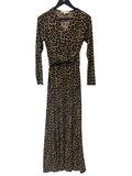 Long animal print dress