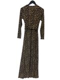 Long animal print dress