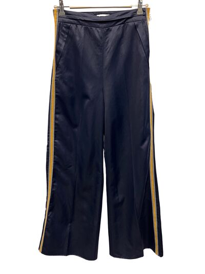 Long flared trousers