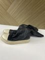 Flat leather boots