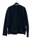 Black cotton sweatshirt