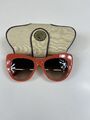Red retro sunglasses