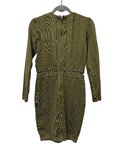 Khaki bodycon dress