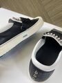 Slip on leather sneakers