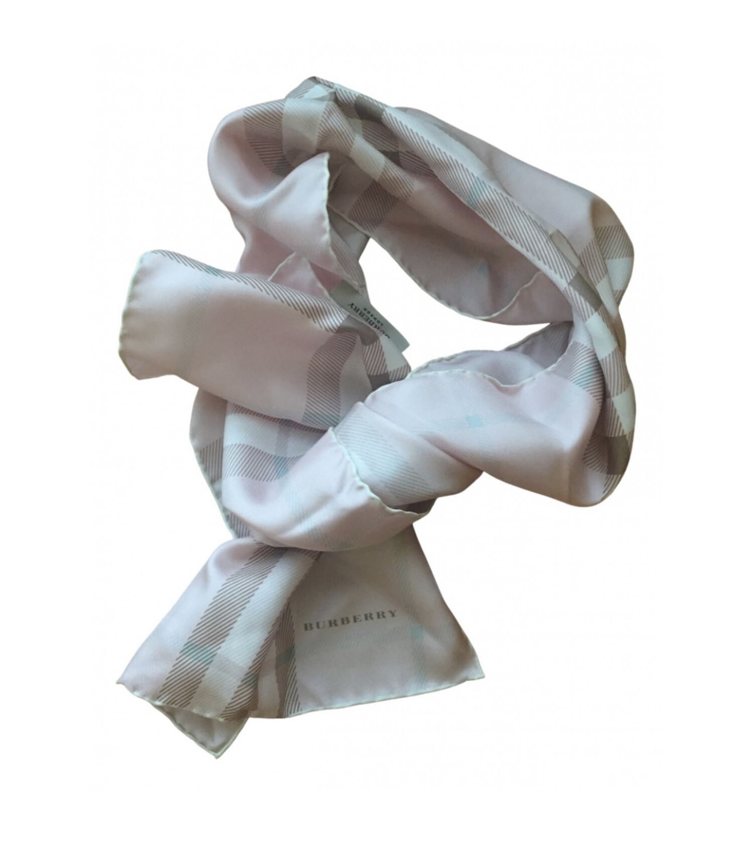 Silk scarves Burberry - S, buy pre-owned at 162 EUR