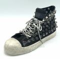 Leather High-top basketball Sneakers