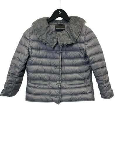 Grey puffer jacket